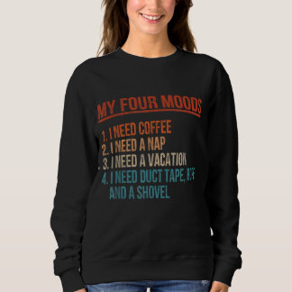 Camiseta Meus Quatro Moods Preciso De Café Preciso De Um Ca