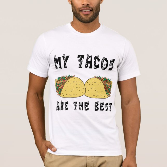 Camiseta Meus Tacos são o melhor (Frente)