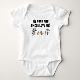 Camiseta Meus tia e tio Amor Me