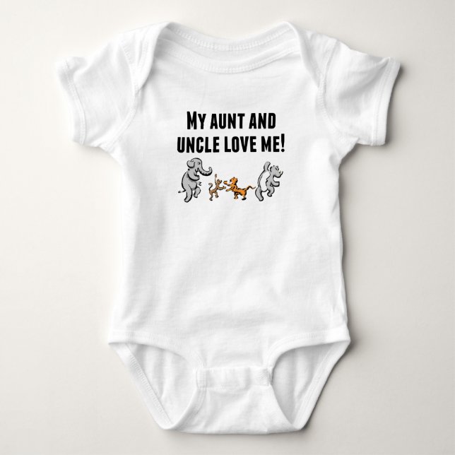 Camiseta Meus tia e tio Amor Me (Frente)
