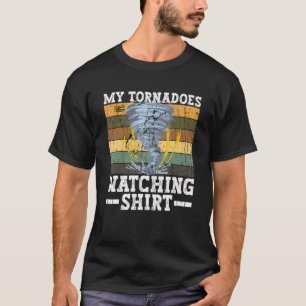Camiseta Meus Tornadoes Vendo Meteorologista Tempestade Cha