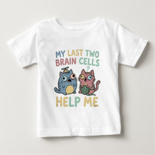 Camiseta Meus Últimos Dois Neurônios Me Ajudam Meme de Gato