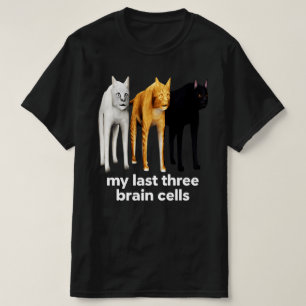 Camiseta Meus Últimos Três Neurônios Gatos Meme Humor de E