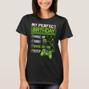 Camiseta Meus Videos games de Dia Perfeito Gaming 8º aniver