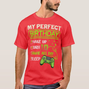 Camiseta Meus Videos games Perfeitos de Jogos Oferecem 10º 
