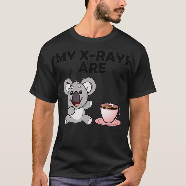 Camiseta Meus XRays São RadTechnician RadKoala (Frente)