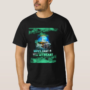 Camiseta Mexa-se rápido e ganhe meu coração F1 Autoespo