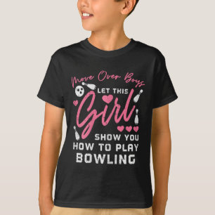 Camiseta Mexam-Se Sobre Meninos Boliche Engraçada Meninas D
