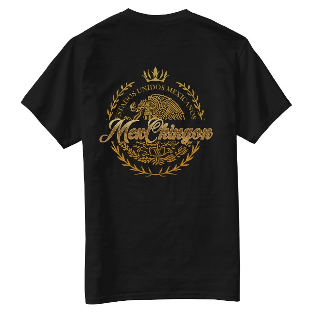 Camiseta Mexchingon Orgulho Mexicano com Estampa n (Mexchingon Orgullo Mexicano Back hit T-shirt)