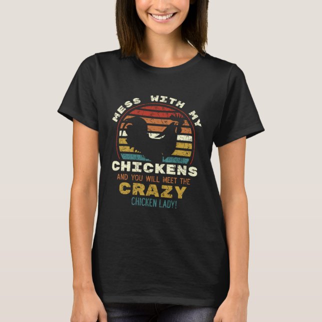 Camiseta Mexer com minhas galinhas você vai conhecer a gali (Frente)