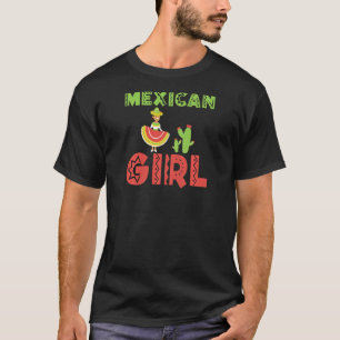 Camiseta Mexi-se Meia-Americana Meia-Mulher Mexicana