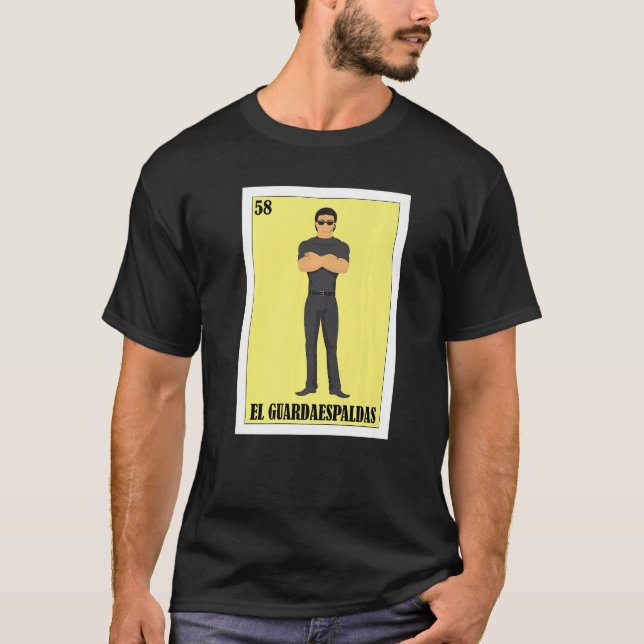 Camiseta Mexican Bodyguarrd  El Guardaespaldas (Frente)
