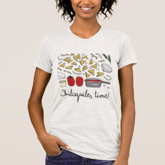 Camiseta Mexican food: Chilaquiles Rojos (fried tortillas)