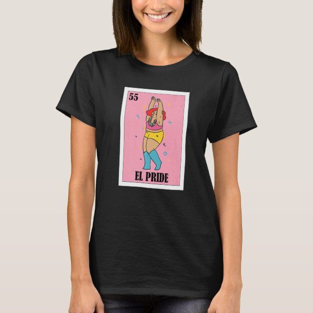 Camiseta Mexican Lgbt  El Pride (Frente)