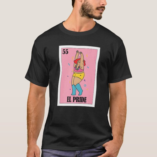 Camiseta Mexican Lgbt  El Pride (Frente)