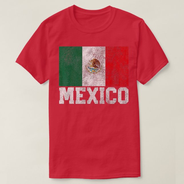 Camiseta Mexican Mexico Flag Family Pride Country  Men Wome (Frente do Design)