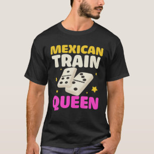 Camiseta Mexican Train Queen Dominos