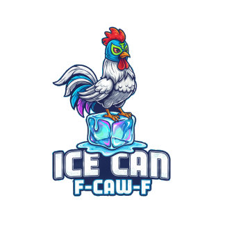 Camiseta Mexican Wrestler Chicken ICE Can F-Caw-F