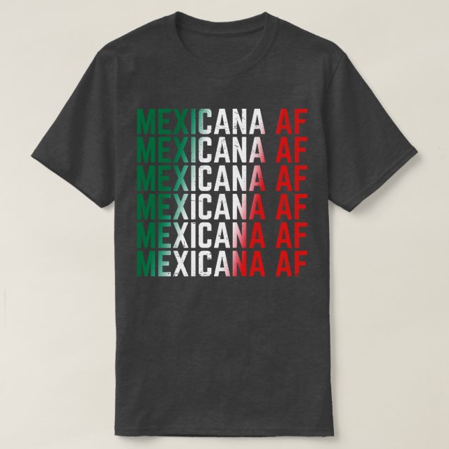Camiseta Mexicana AF (Frente do Design)