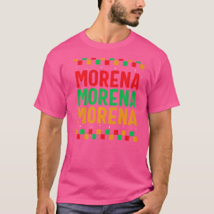 Camiseta Mexicana Morena Latina Cottagecore Mulheres Segund