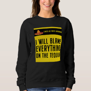 Camiseta Mexicano Cinco De Mayo Culpa Tudo No Tequinho