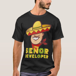 Camiseta Mexicano com Desenvolvedor do Senor Sombrero no Mé