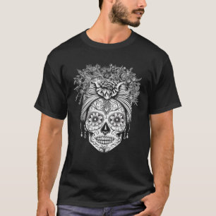 Camiseta Mexicano De Los Muertos Calaveras De Azucar