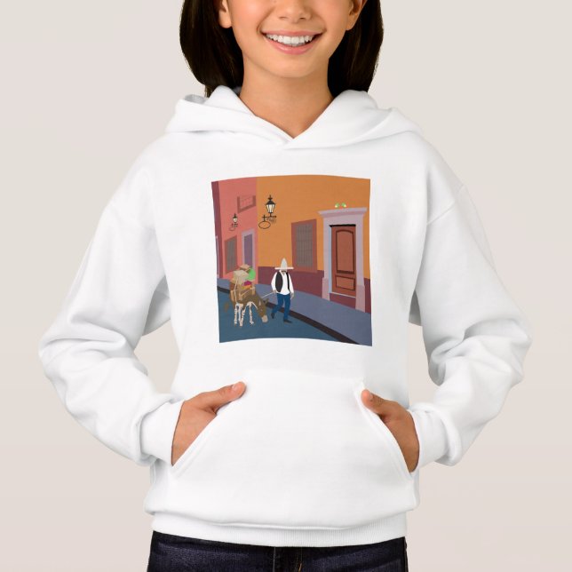 Camiseta Mexicano e burro na cidade (Frente)