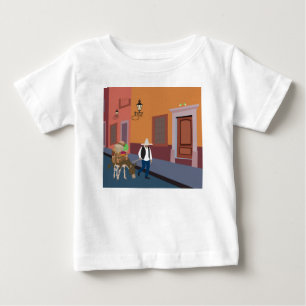 Camiseta Mexicano e Donkey na cidade