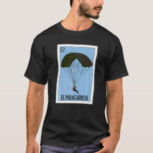 Camiseta Mexicano engraçado para salto de paraquedas El Par