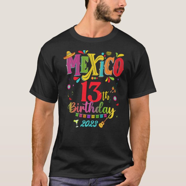 Camiseta Mexicano Fiesta 50th Bday Matching Group 7 (Frente)