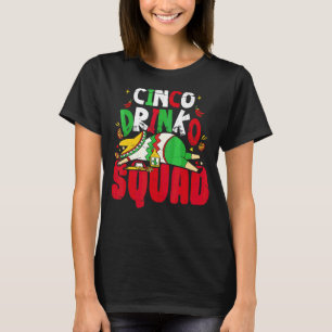 Camiseta Mexicano Fiesta Cinco Drinko Squad Cinco De Mayo 1