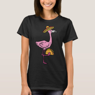 Camiseta Mexicano Flamingo Tacos Cute Cinco De Mayo Fiesta