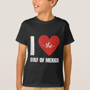 Camiseta Mexicano I Love Golfo do México Presidente Trump G