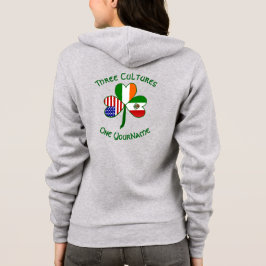 Camiseta Mexicano Irish American Flag Shamrock Personalizad