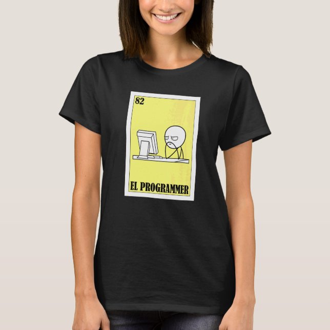 Camiseta Mexicano para Desenvolvedores  O Programador (Frente)