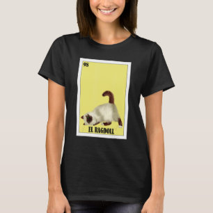 Camiseta Mexicano para Donos de Gatos El Ragdoll