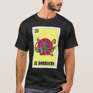 Camiseta Mexicano para Festas El Octopus