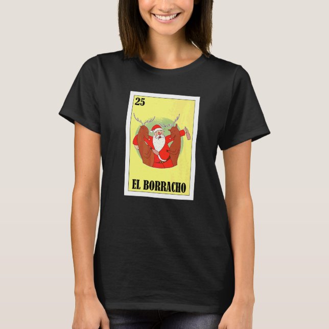 Camiseta Mexicano para Festas  El Santa  1 (Frente)
