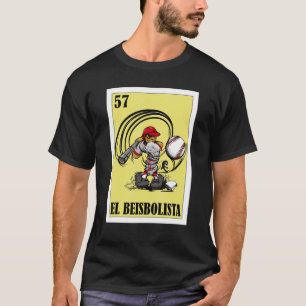 Camiseta Mexicano para Jogadores de Baseball El Beisbolista