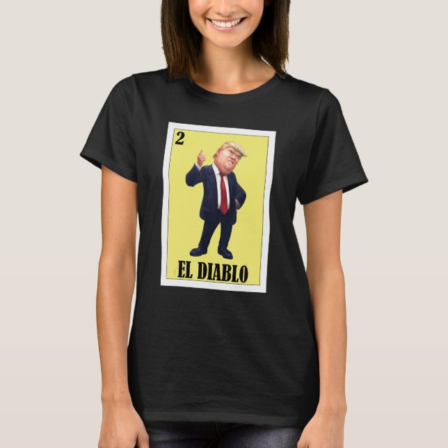 Camiseta Mexicano para Latinos El Diablo (Frente)