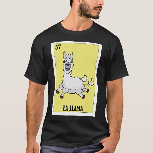 Camiseta Mexicano para Latinos La Llama (Frente)