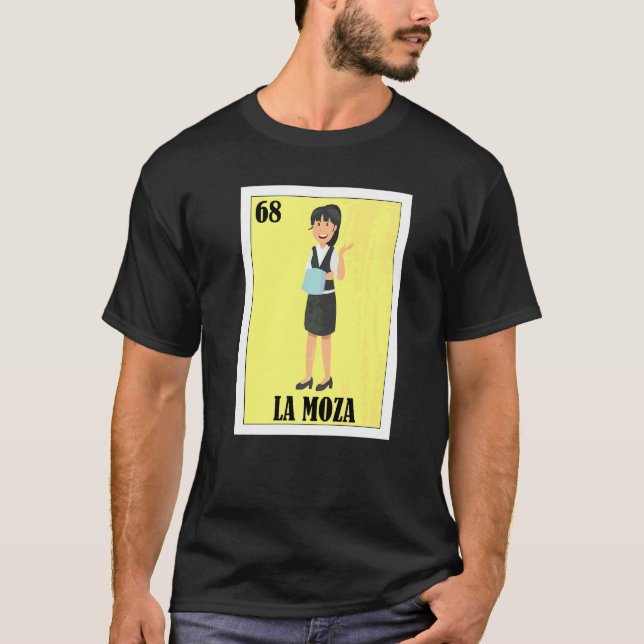 Camiseta Mexicano para meseros  La Moza (Frente)