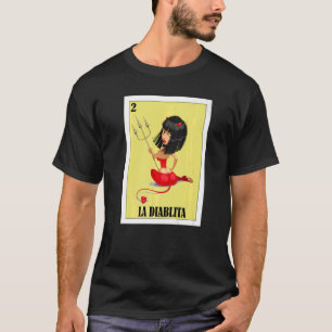 Camiseta Mexicano para Mulheres La Diablita 1