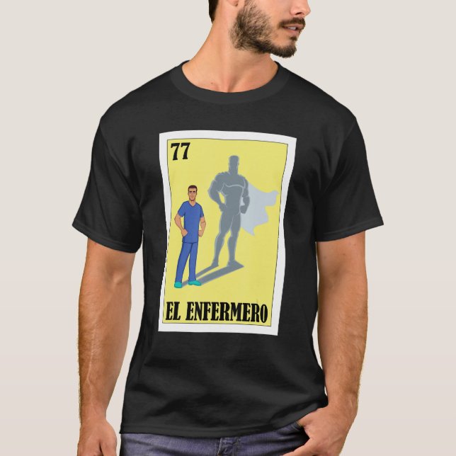 Camiseta Mexicano para o Funcionarios de Saúde El Enfermero (Frente)