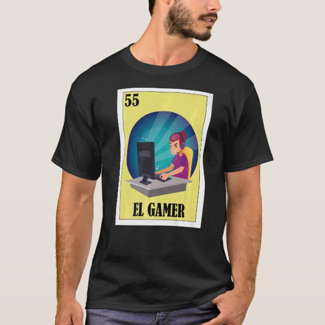 Camiseta Mexicano para os jogadores El Gamer (Frente)