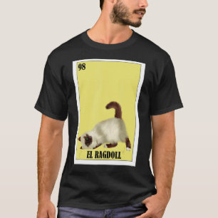 Camiseta Mexicano para Proprietários de Gato El Ragdoll