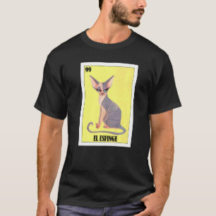 Camiseta Mexicano para Proprietários de Gatos El Esfinge