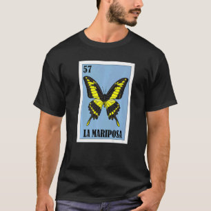 Camiseta Mexicano para torcedores de borboleta La Mariposa