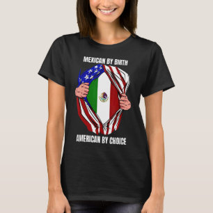 Camiseta Mexicano por Birmanês Americano por Escolha para 4